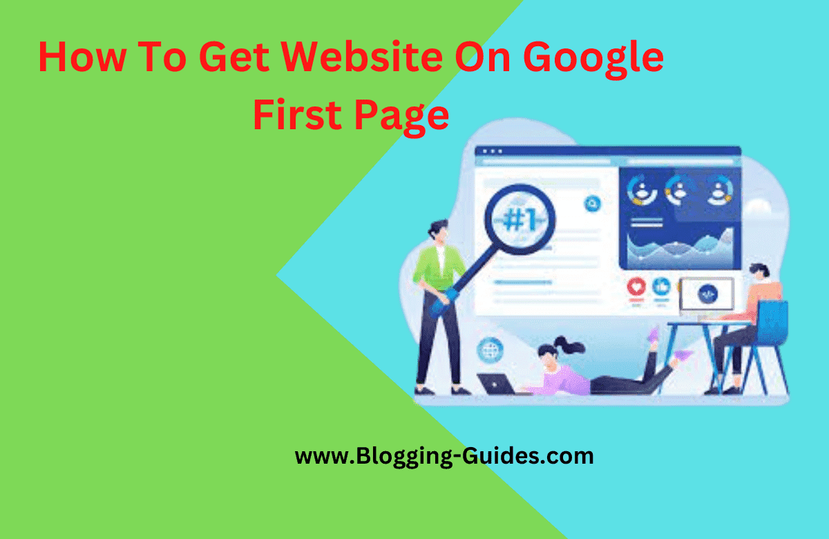 How To Get Website on Google First Page Free