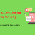 Content idea for blog